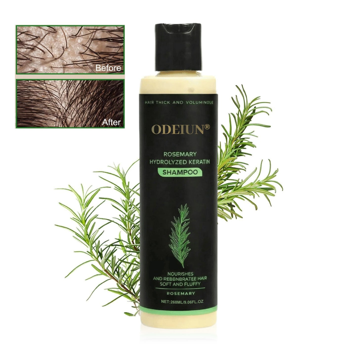 🌱 Organic Rosemary Hair Growth Shampoo