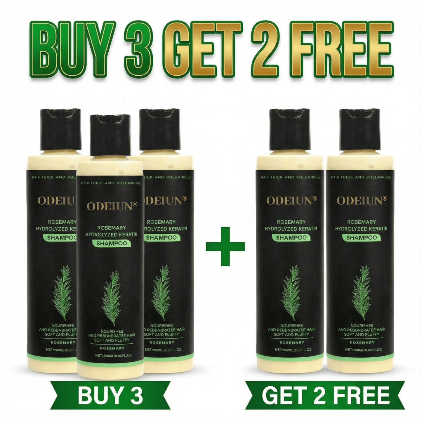 🌱 Organic Rosemary Hair Growth Shampoo