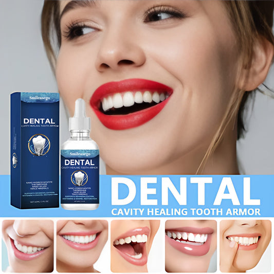 Fluoride-Free Hydroxyapatite Tooth Armor Drops & Enamel Repair, Whitening & Fresh Breath
