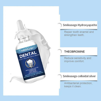 Fluoride-Free Hydroxyapatite Tooth Armor Drops & Enamel Repair, Whitening & Fresh Breath
